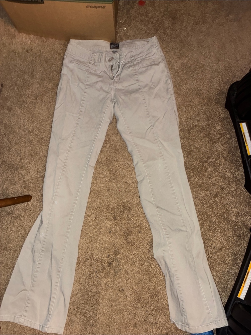 Light Gray Women's Bootcut Pants